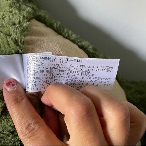 Animal Adventure Green Stegosaurus Soft Plush - Picture 8 of 8